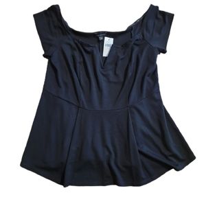 Lane Bryant Women's Size 14/16 Black Shirt NWT